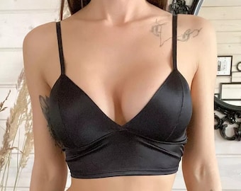 Sexy Seamless Bralette, Seamless Sports Bra, Seamless Push up Bra, Soft Padded Bralette, Petite Bra, Wire Free Bra, Christmas Gift for Her