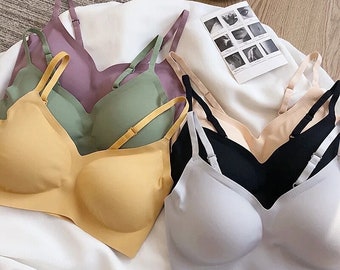 Super Seamless T-shirt Bra, Everyday Bra, Wire Free Bra, Pullover Bra, Maternity Bra, Comfortable Bra, Sports Yoga Bra Top, Crop Top Bra