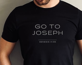 St. Joseph Shirt Saint Joseph Catholic TShirt Gift for Catholic Dad Gift for Priest Traditional Catholic Tee Scripture Shirt Christian Tl