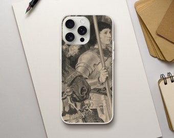 Joan of Arc Cell Phone Case, Armor of God Christian iPhone Case, Traditional Catholic Artwork Samsung Case, Confirmation Gift, Orthodox