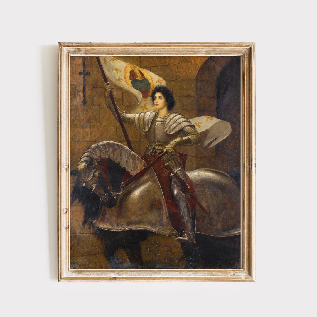 Catholic Ritual Armor Armor of God, Joan of Arc Vintage Christian Printable Poster ...