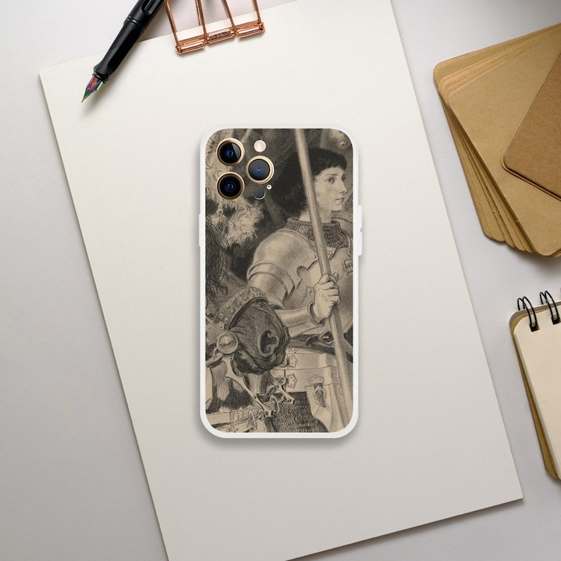 Joan of Arc Cell Phone Case, Armor of God Christian iPhone Case, Traditional Catholic Artwork Samsung Case, Confirmation Gift, Orthodox iPhone 12 Pro Max