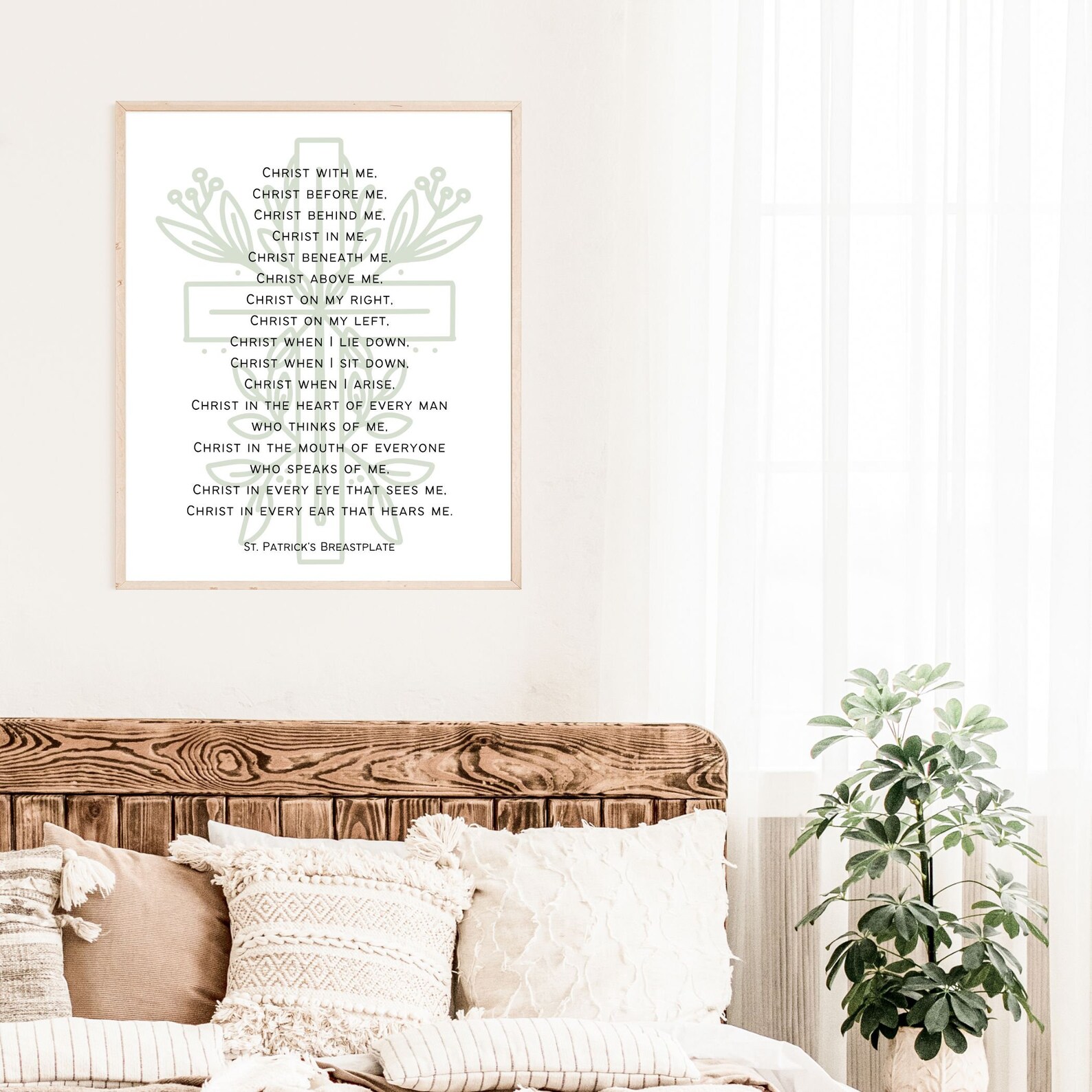 Saint Patrick Breastplate PRINTABLE Poster, Christ With Me Prayer ...