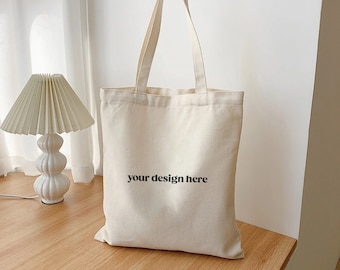 Canvas Tote Bag Mockup, Minimalist Style Mockup, PSD File, Product Mockup, Printify Mockup, Port Authority B150 Bags, Liberty Bags OAD113