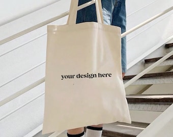 Mockup av tygväska, Liberty Bags OAD113, Printify Mockup (Photoshop-fil)