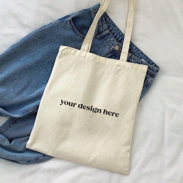 Liberty Bags OAD113 Mockup, Canvas Tote Bag Mockup, Minimalist Style Mockup, Printify Mockup, Pinterest Mockup, Port Authority B150 Bags