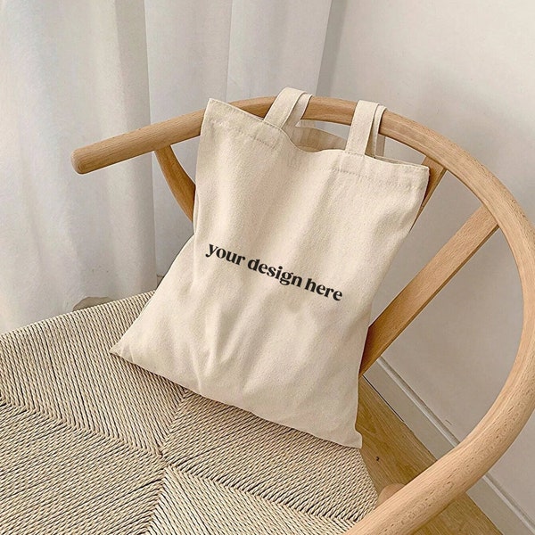 Maqueta Liberty Bags OAD113, Maqueta de bolso de mano de lona, Maqueta de estilo minimalista, Maqueta Printify, Maqueta de Pinterest, Bolsas B150 de la Autoridad Portuaria