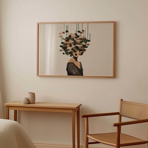 Moody Salon Decor, Hair Salon Print, Hair Salon Wall Art, Elegant Hair Salon