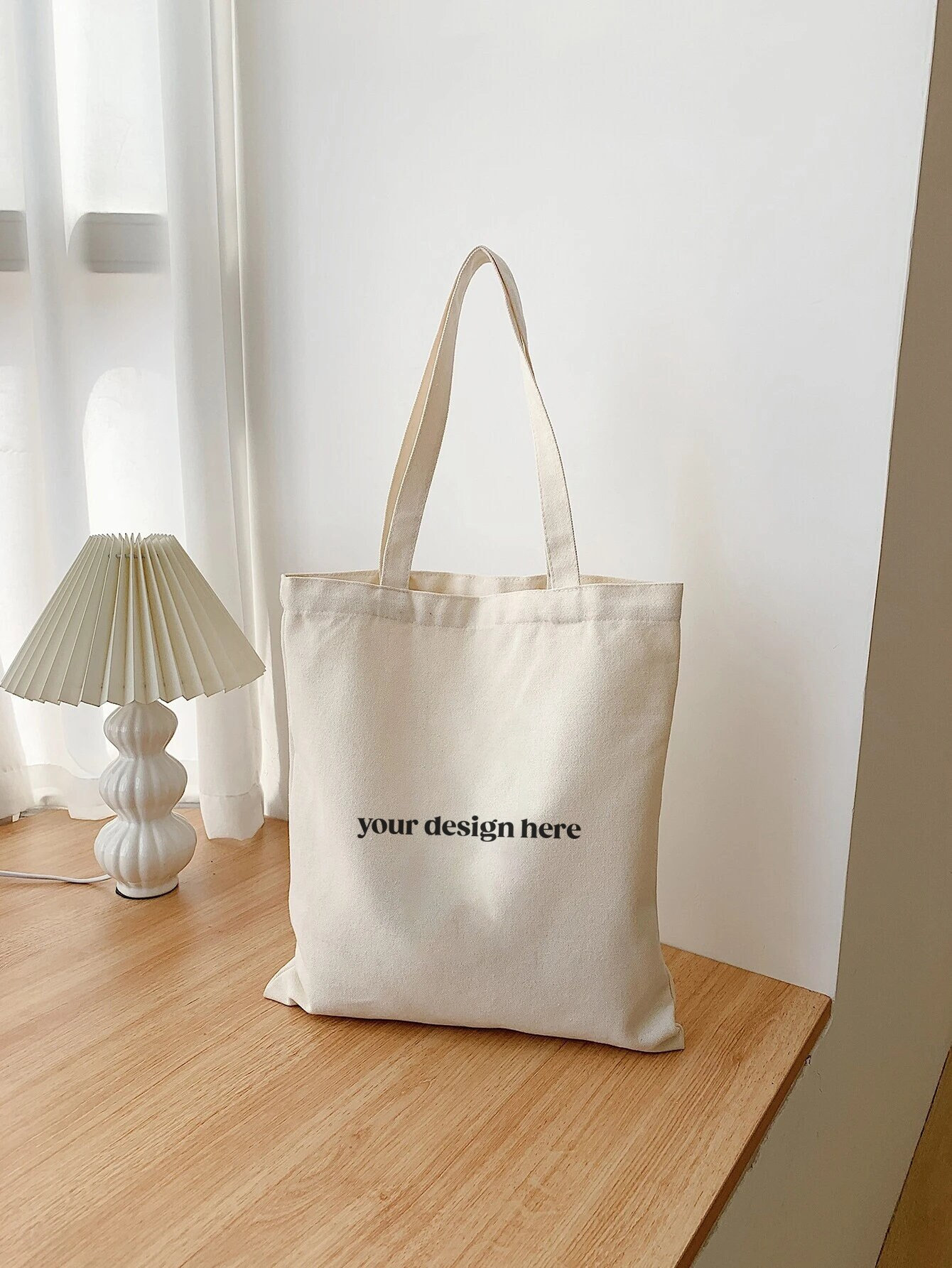 Canvas Tote Bag Mock-Up Lifestyle - Design Cuts