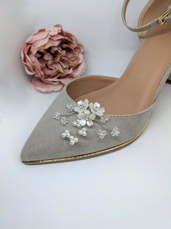 Wedding shoe embellishments clearance