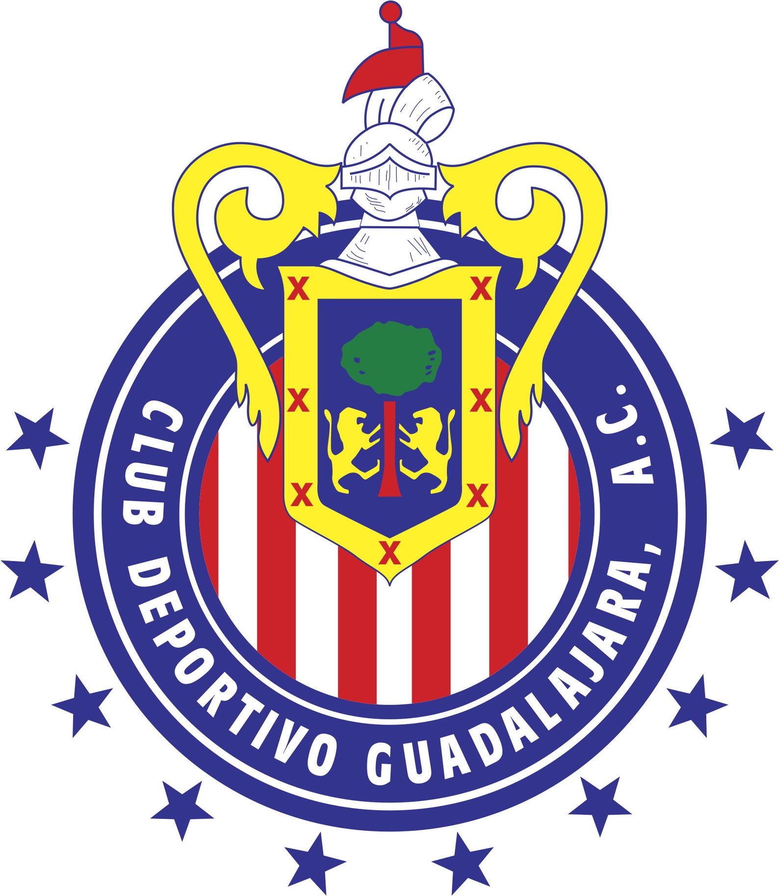 Chivas Guadalajara Logo SVG Etsy