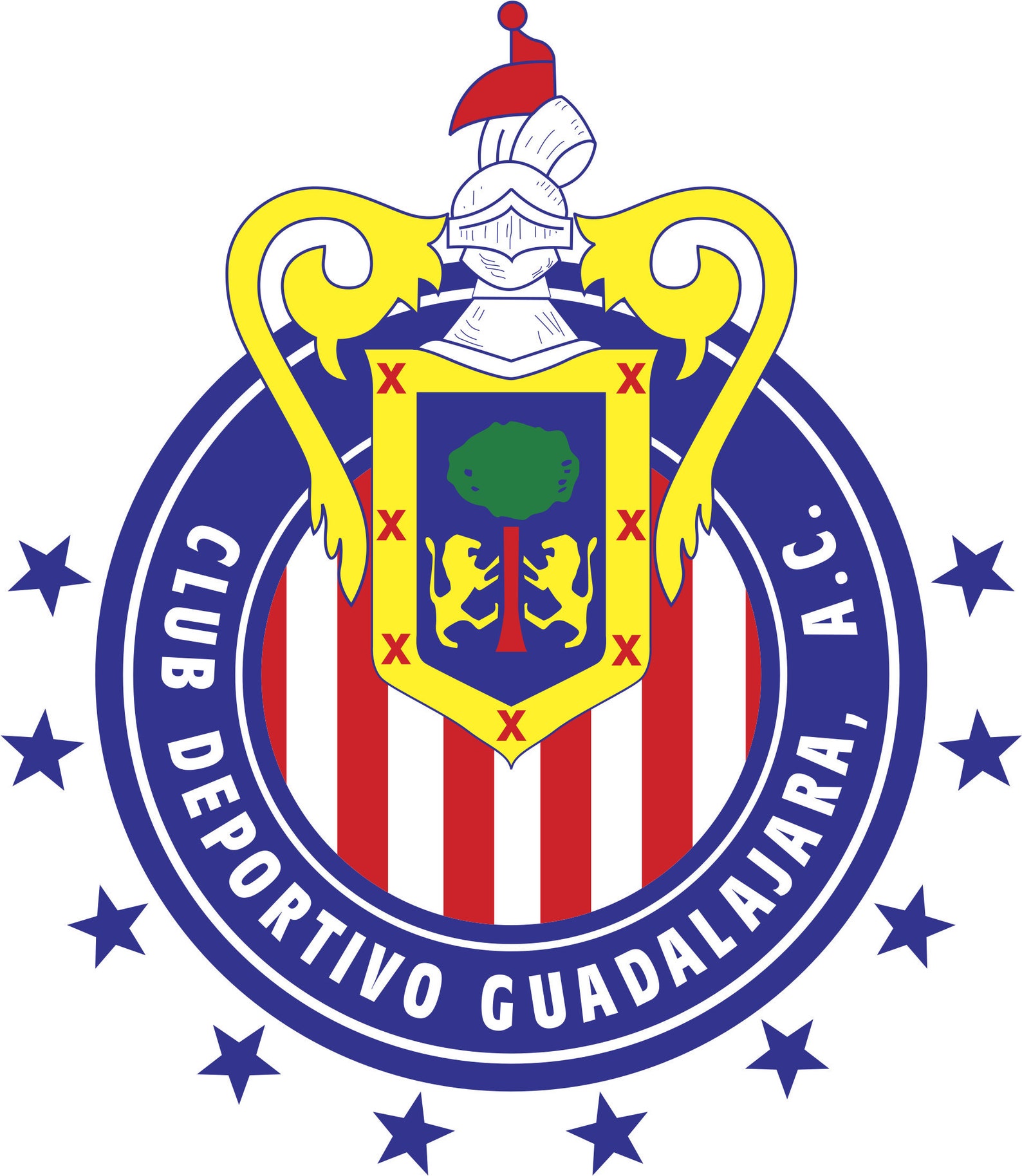 Chivas Guadalajara Logo SVG Etsy