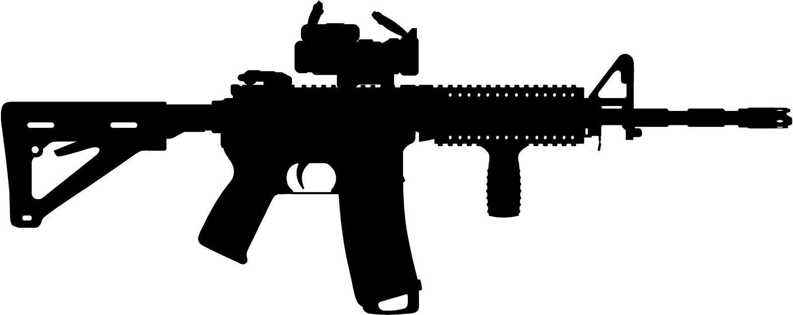 Gun AR 15 svg Etsy