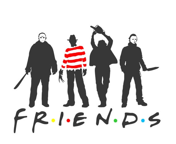 Horror Friends SVG | Etsy