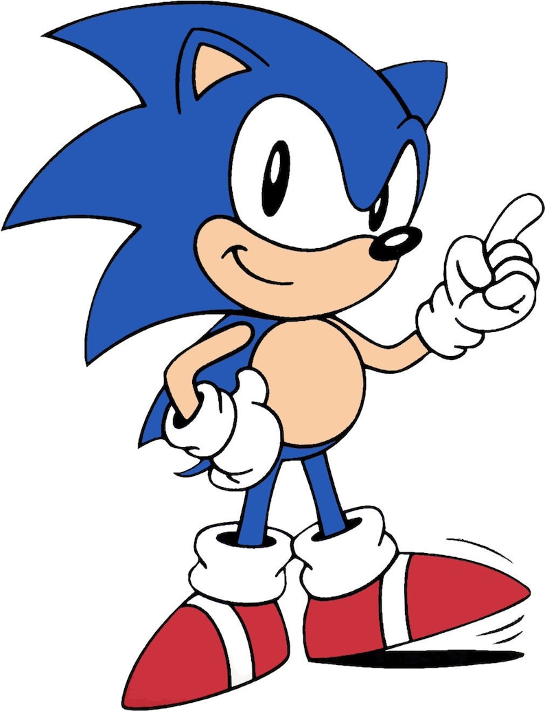 Sonic the Hedgehog SVG | Etsy