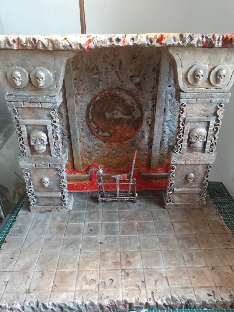 Mortal Kombat Armory Stage Custom Diorama for Action Figures Etsy