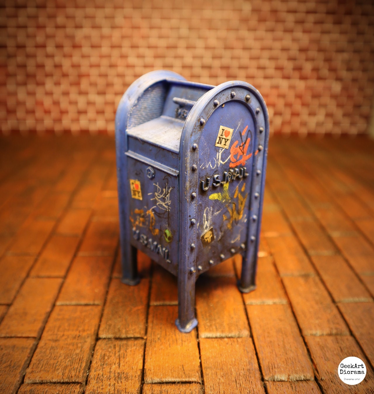 1/12 Scale USPS MAILBOX Diorama Props, Accessory for Action Figures ...