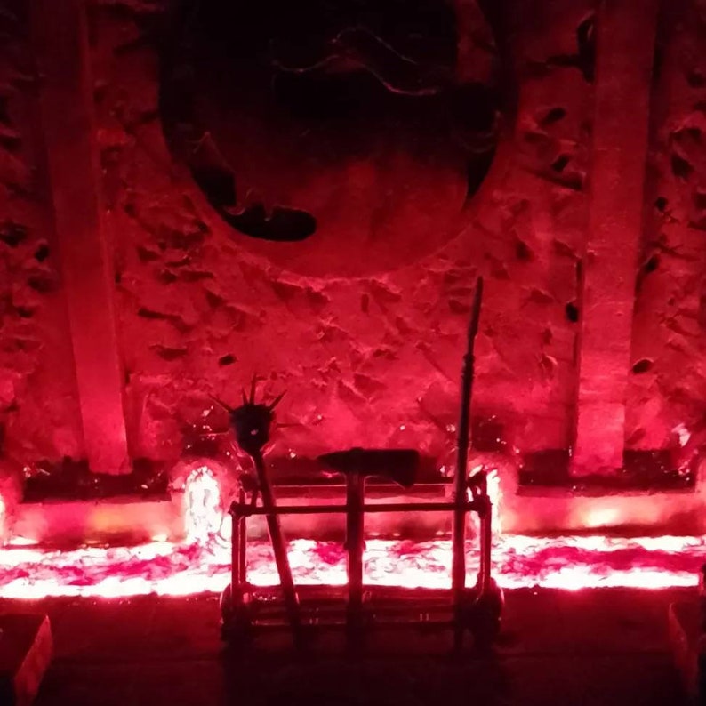 Mortal Kombat Armory Stage Custom Diorama for Action Figures Etsy