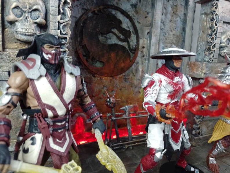 Mortal Kombat Armory Stage Custom Diorama for Action Figures Etsy