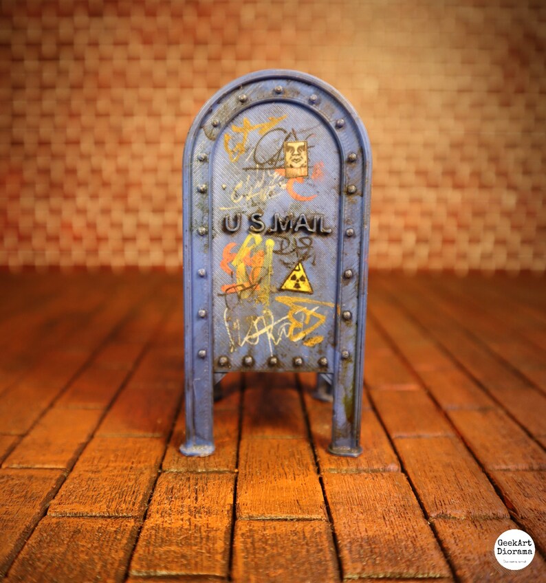 1/12 Scale USPS MAILBOX Diorama Props, Accessory for Action Figures ...