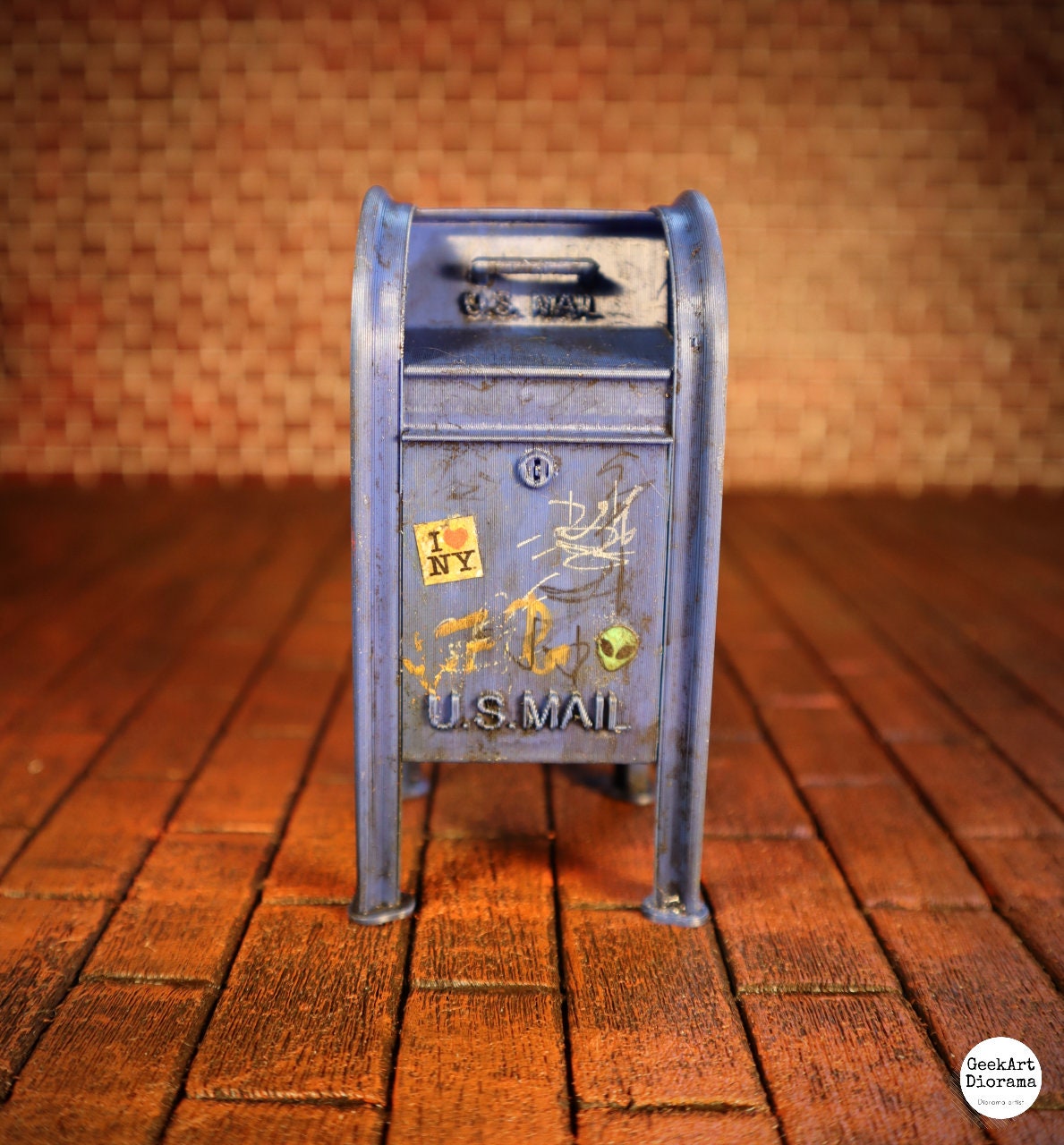 1/12 Scale USPS MAILBOX Diorama Props, Accessory for Action Figures ...