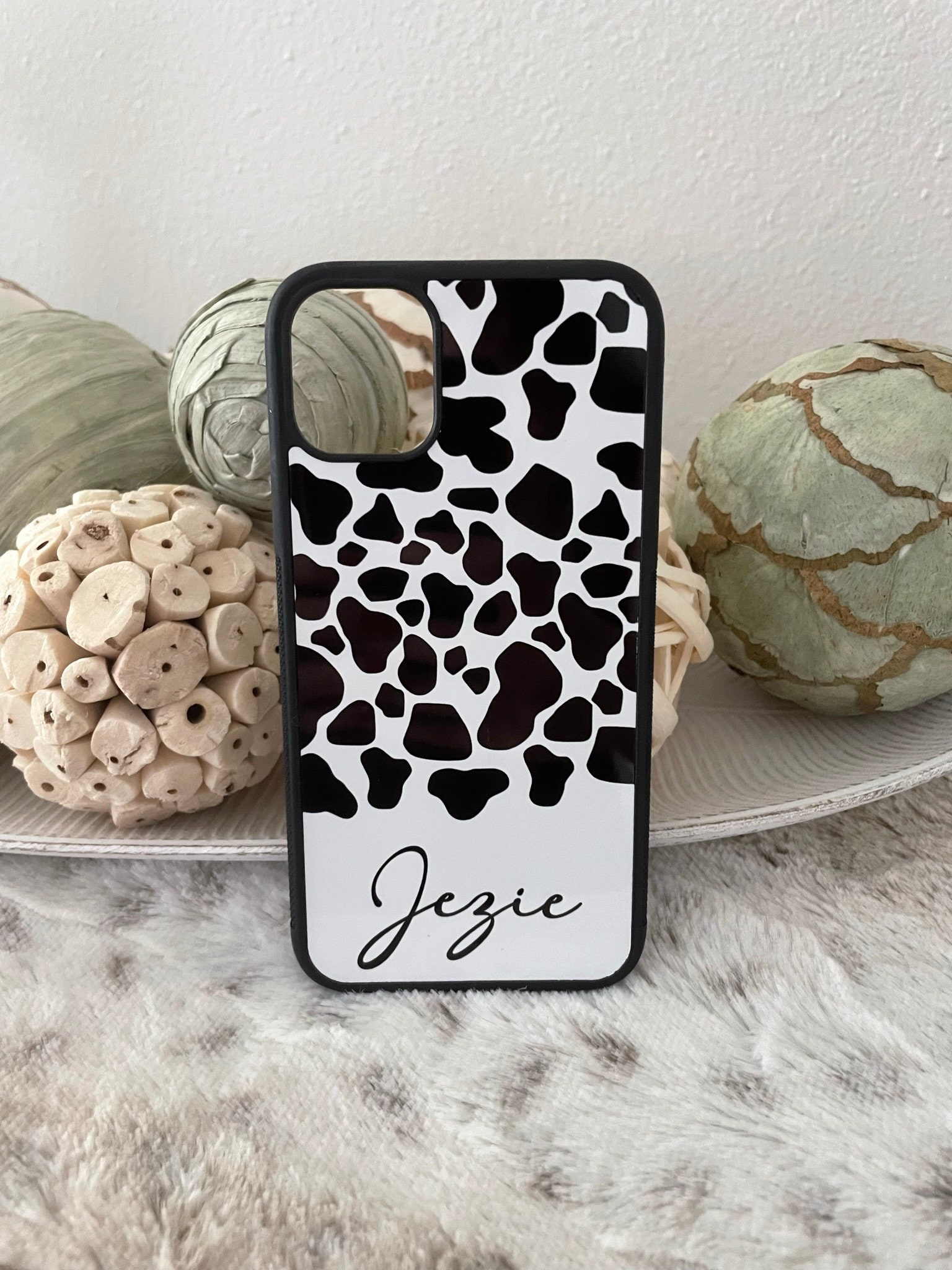 Personalized Cow Print Designed iPhone Case, Personalized Gift,  Personalized iPhone Case, Personalized Gift, Cow Print Case, iPhone Case -  Etsy