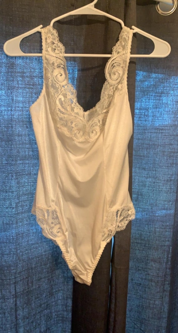 Olga Lace Trim Bodysuit