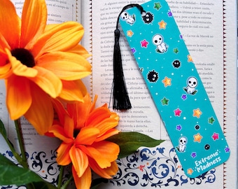 Studio Ghibli Bookmark | Handmade Bookmark | Cute Bookmark | Bookmark with Tassels | Book lover Gift | Book Lovers | Reading Accessories |