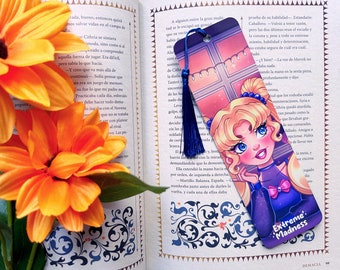 Sailor Moon Bookmark | Handmade Bookmark | Cute Bookmark | Bookmark with Tassels | Book lover Gift | Book Lovers | Reading Accessories |