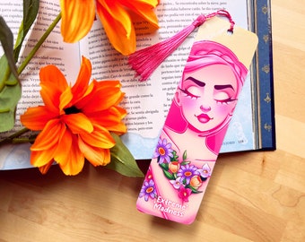Love yourself Bookmark | Handmade Bookmark | Cute Bookmark | Bookmark with Tassels | Book lover Gift | Book Lovers | Reading Accessories