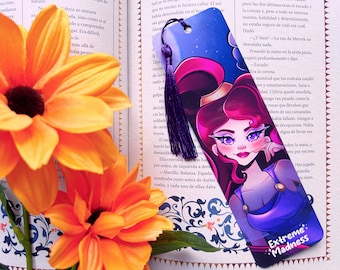 Megara Bookmark | Handmade Bookmark | Cute Bookmark | Bookmark with Tassels | Book lover Gift | Book Lovers | Reading Accessories | Hercules