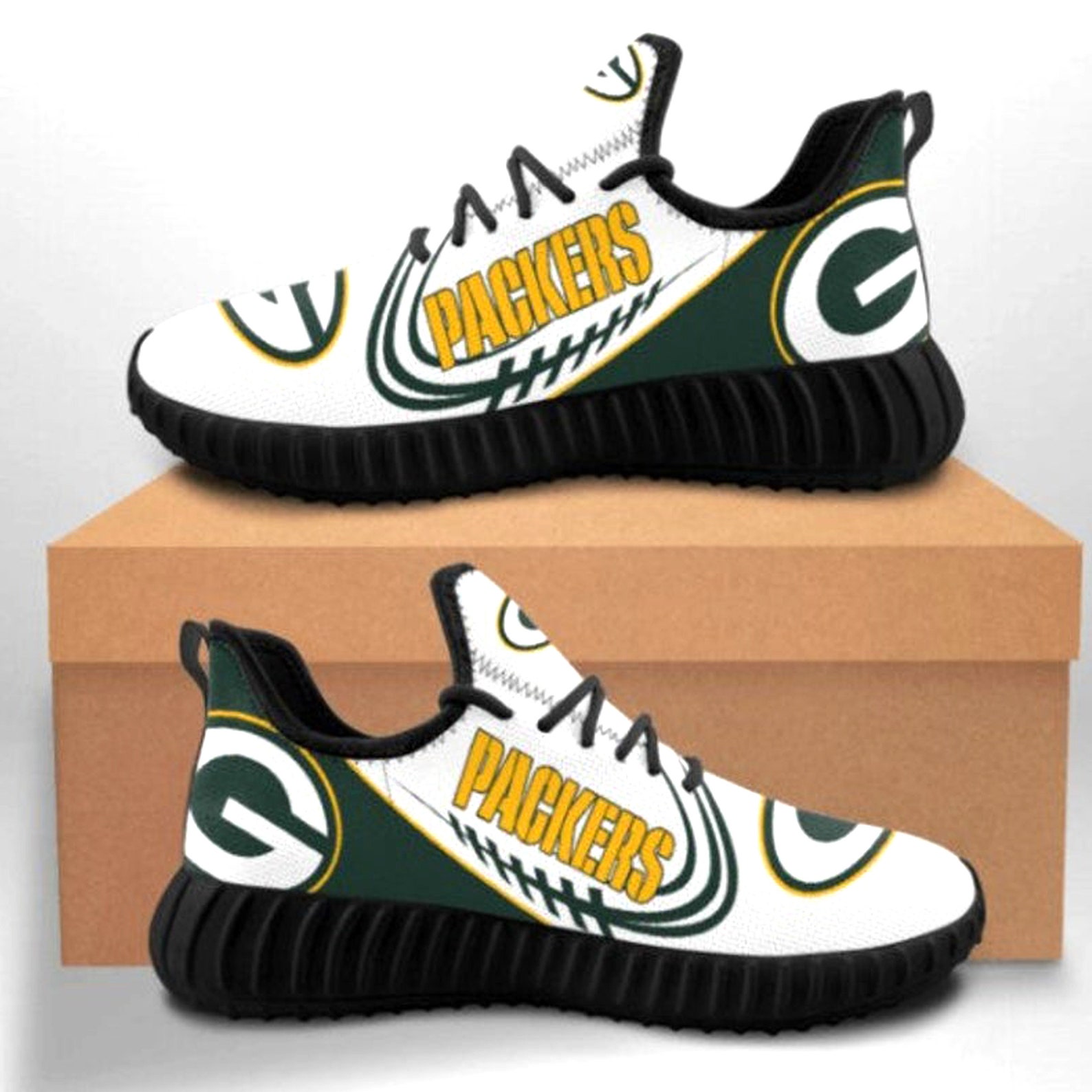 Green Bay Packers SneakersGreen Bay Packers Reze Shoes Green | Etsy