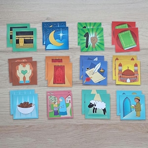 TARJETAS DE MEMORIA DEL ISLAM - naipes