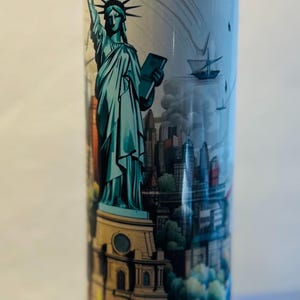 3D New York City Tumbler, Personalized Insulated Travel Mug bild 4