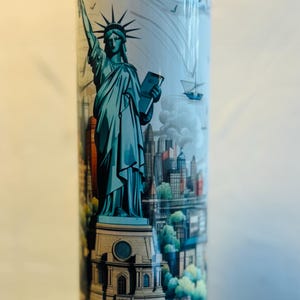 3D New York City Tumbler, Personalized Insulated Travel Mug bild 7