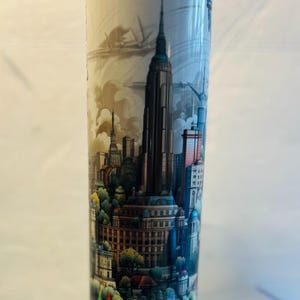 3D New York City Tumbler, Personalized Insulated Travel Mug bild 5