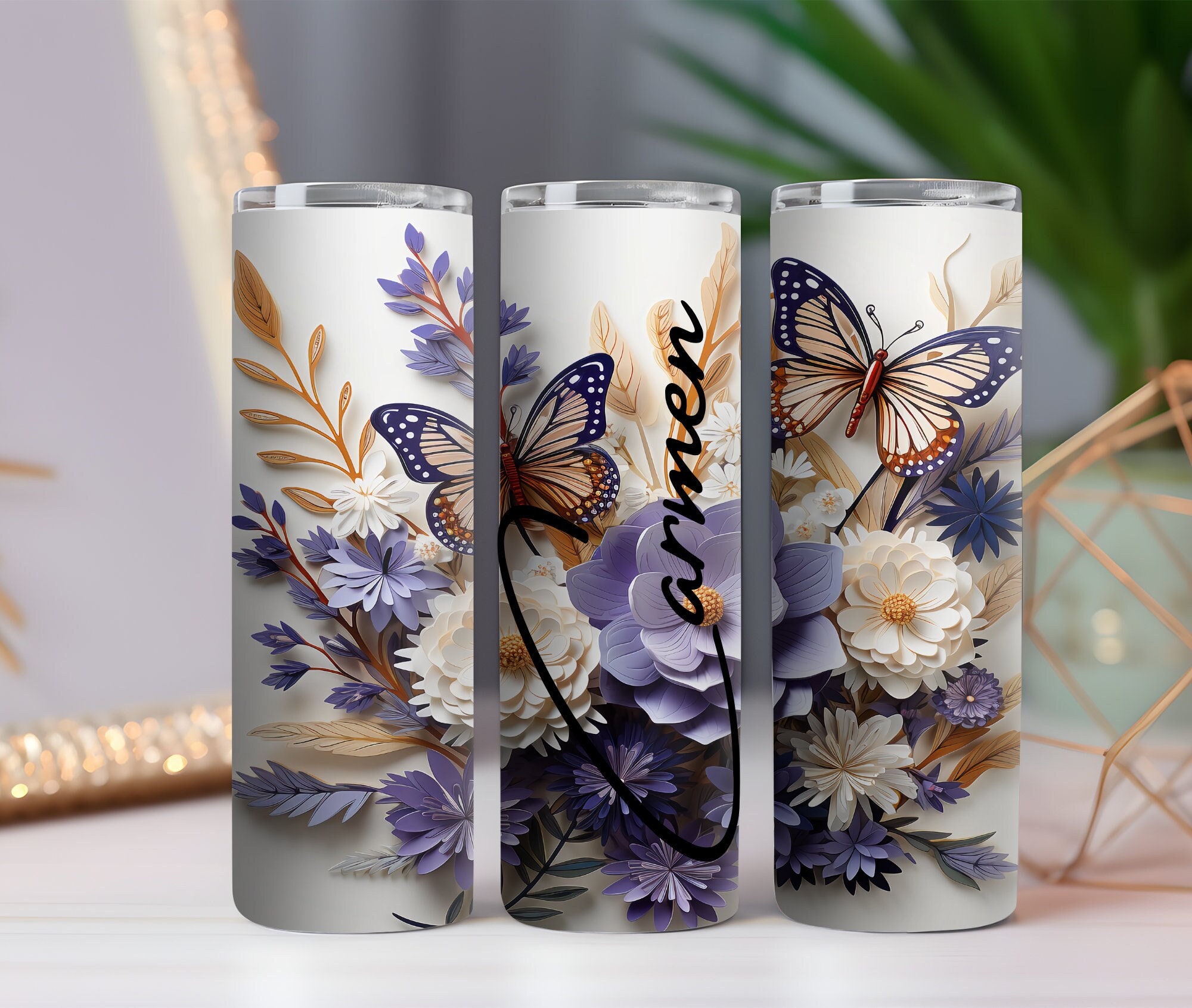 Woof You Forever Photo - Personalized Custom 3D Effect Tumbler main image 1