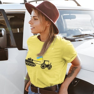 Ukraine tractor T-shirt, tractor forces, Ukraine Towing tee, Ukrainian Army Military T- shirt, Motivational Patriotic T- shirt