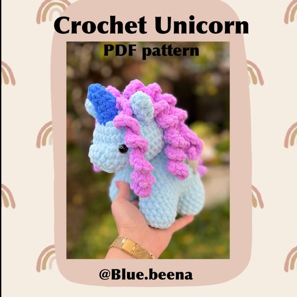Crochet Unicorn pdf pattern