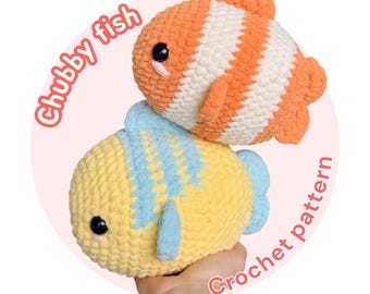 Digitaal haakpatroon Chubby fish pdf