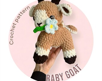 Baby goat Crochet Pattern