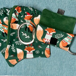 Christmas Fox Gift Set - Bit Warmer & Stirrup Covers