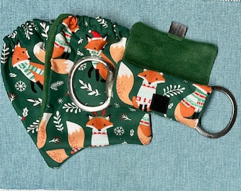 Christmas Fox Gift Set - Bit Warmer & Stirrup Covers