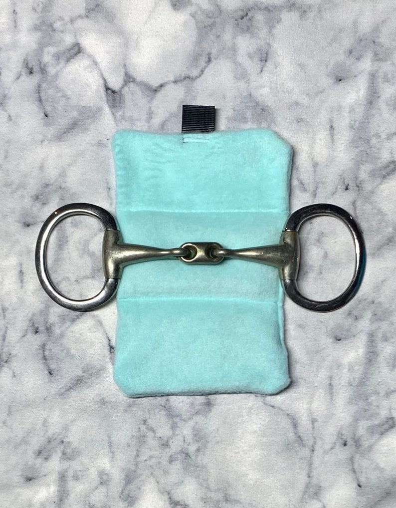 Reusable Horse Bit Warmer blue Solid Colors Fleece Etsy