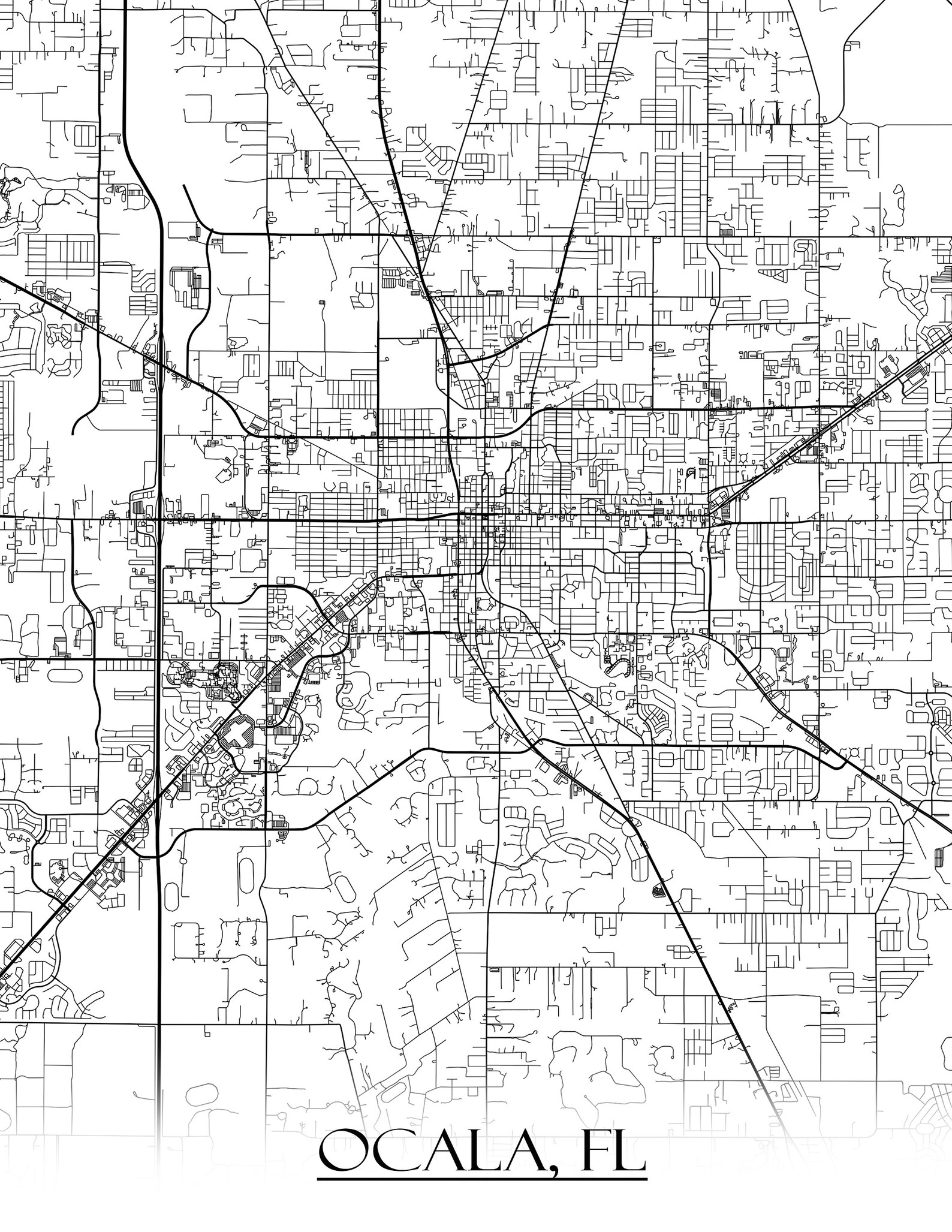 Mapa de colores de Ocala FL y todas - Il 1588xN.2853394591 7f9e