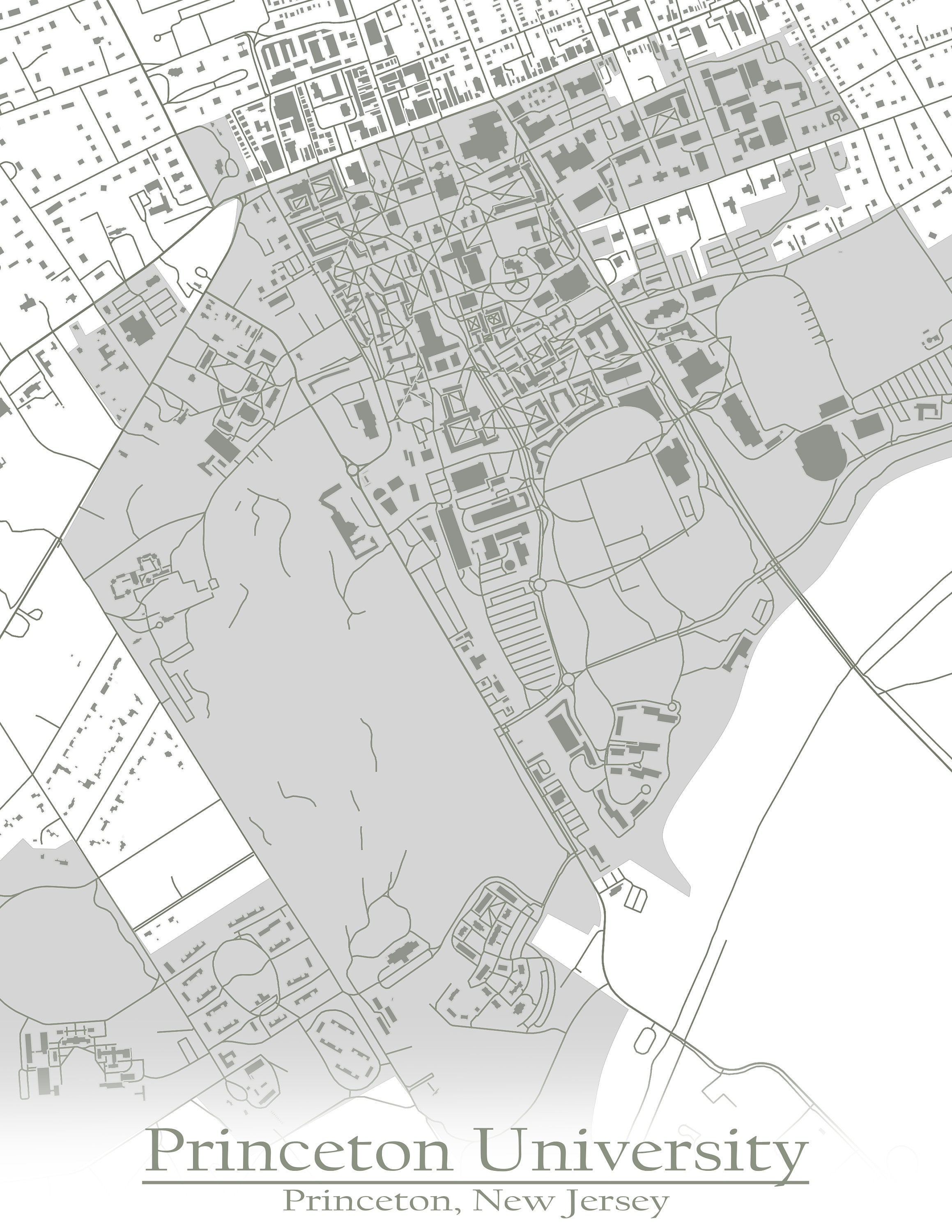 Princeton University Map