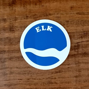 Kayak sticker - RiverStamp - ELK RIVER
