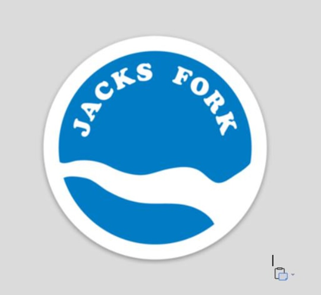 Kayak Sticker Riverstamp JACKS FORK Etsy