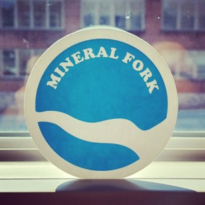Kayak sticker - RiverStamp - MINERAL FORK