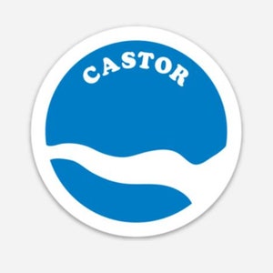 Kayak sticker - RiverStamp - CASTOR RIVER